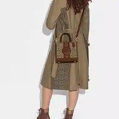 COACH Dempsey 22 Logo Tote