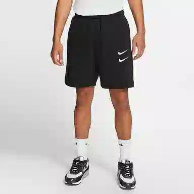 Nike Swoosh French Terry Short Black
