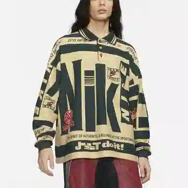 Nike x Cactus Plant Flea Market Flea Long-Sleeved Polo LogoPolo