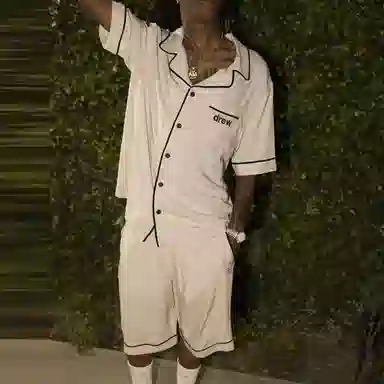 Drew House FW21 Pajama top Beige