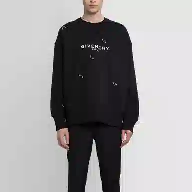 Givenchy Logo Print Sweatshirt Black