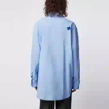 ADER ERROR x ZARA Oversized Shirt Blue