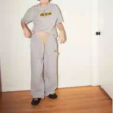 Drew House Secret Ss Tee Heather Grey