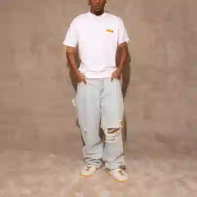 Drew House Doodle Joy Ss Tee White T