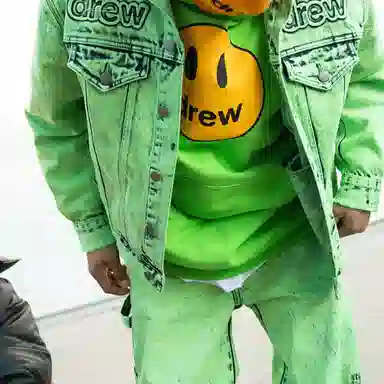 Drew House SS22 Mascot Hoodie Lime