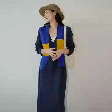 美洋 雅痞帅气轻薄长袖连衣裙 女款