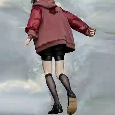 Maison Margiela x PENDLETON FW23 Bordeaux Hoodie