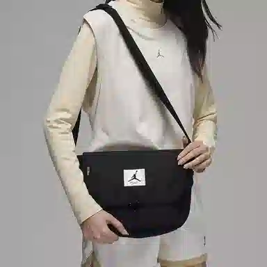 Jordan Logo Crossbody Bag Black