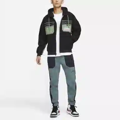 Jordan Fleece Hoodie Black