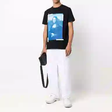 OFF-WHITE Monalisa SS22 Black Tee