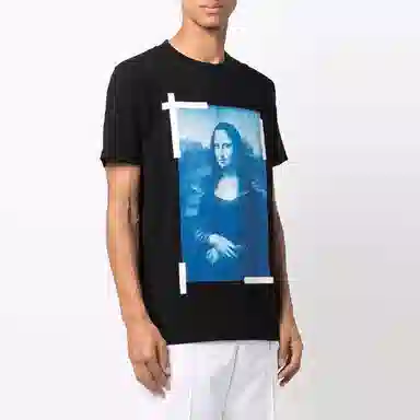 OFF-WHITE Monalisa SS22 Black Tee