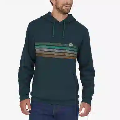 patagonia Men's Line Logo Ridge Stripe Uprisal Hoody