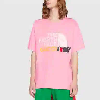 Gucci x The North Face T-Shirt Pink