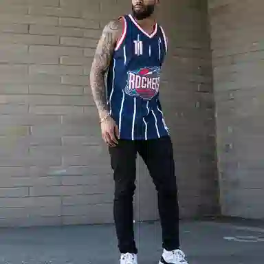 Mitchell & Ness Yao Ming Jersey Navy