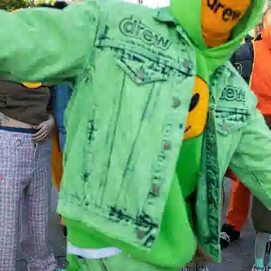 Drew House SS22 Mascot Hoodie Lime