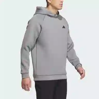 adidas 3d Deboss Spacer Sleeve Hoodie Logo