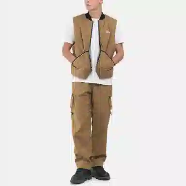 Stussy FW21 Prlmaloft Quilted Vest Logo