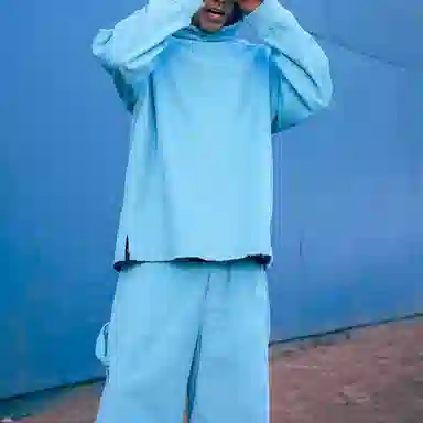 Drew House Corduroy Hoodie Pacific Blue SS22