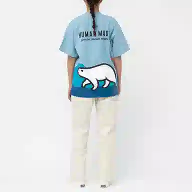 HUMAN MADE Camping Series Polar Bear Logo Tee