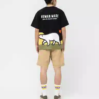 HUMAN MADE Camping Series Polar Bear Logo Tee