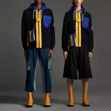 Moncler Genius x JW Anderson SS21 Hoodie Blue