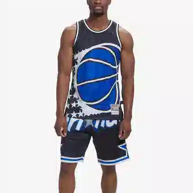 Mitchell & Ness Big Face 2.0 Orlando Magic Men's Black
