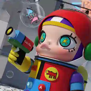 POP MART x Keith Haring MEGA SPACE MOLLY 70cm