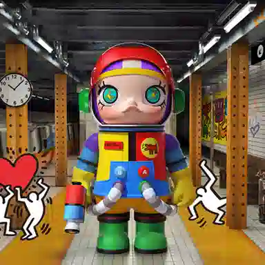 POP MART x Keith Haring MEGA SPACE MOLLY 70cm