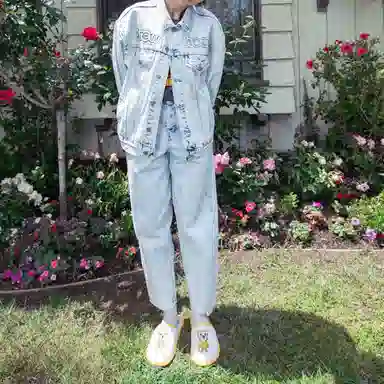 Drew House Oversized Trucker Jacket Indigo