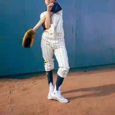 Drew House Secret Ss Tee Navy Pinstripe