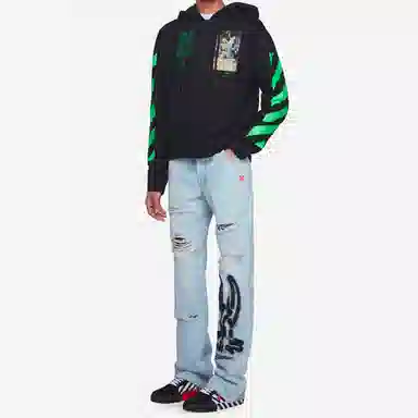 OFF-WHITE SS20 Graphic Print Hoodie