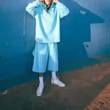 Drew House Corduroy Hoodie Pacific Blue SS22