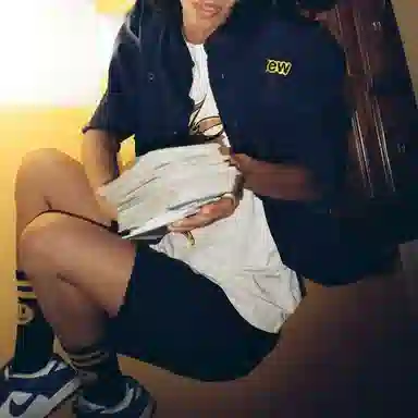 Drew House FW21 Stretch Twill Pleated Shorts Logo