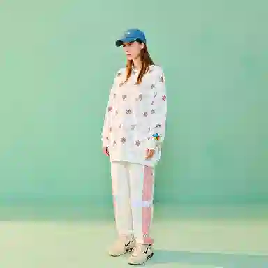 LAMLICKA Embroidered Joggers