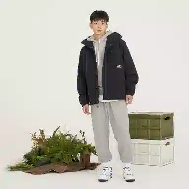 New Balance Hooded Jacket Black