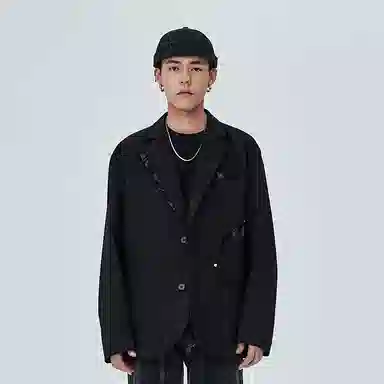 BENMYSHOWER SS22 Black Blazer