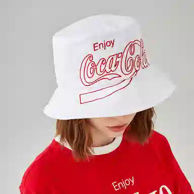 Coca-Cola Logo Bucket Hat