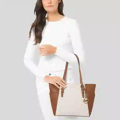 MICHAEL KORS MK Charlotte PVC Tote