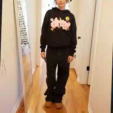 Drew House FW22 Doodle Joy Hoodie Black