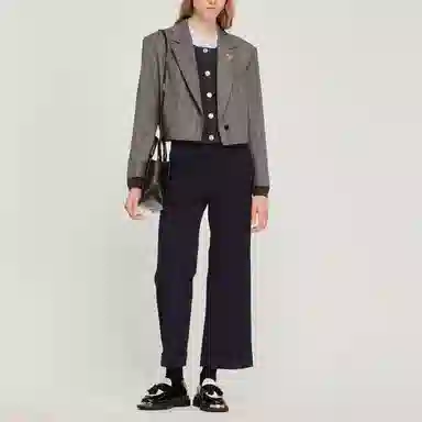 Sandro FW22 Blazer Grey