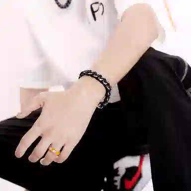 Cooraree Van Gogh Starry Night Cuban Bracelet Set