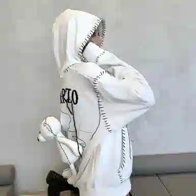 13 DEMARZO Distressed Hoodie