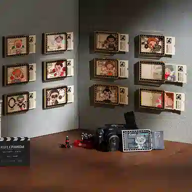 POP MART SKULLPANDA Life Drama Series Fridge Magnet Blind Box