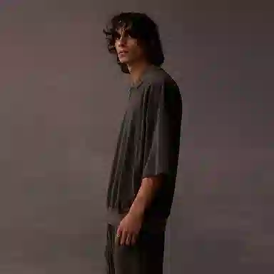 Fear of God Essentials SS Terry Polo Off Black