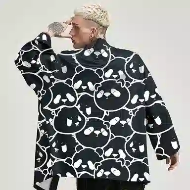 Kimura Sansha Panda Robe Black