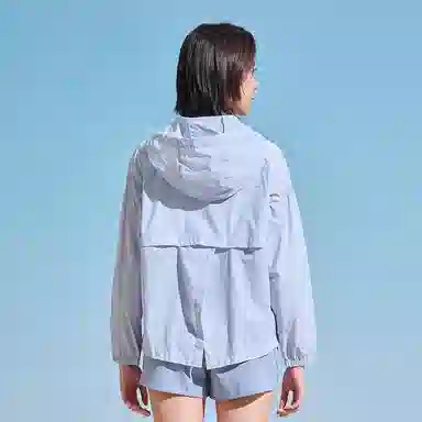 探路者 轻薄透气连帽防晒衣 女款