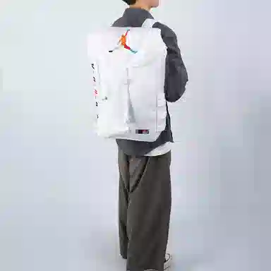 Jordan Basketball Backpack White