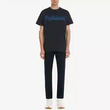 Alexander McQueen SS22 Logo T-Shirt Navy