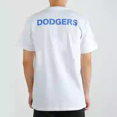 New Era MLB Los Angeles Dodgers Classic LA Print T-Shirt White