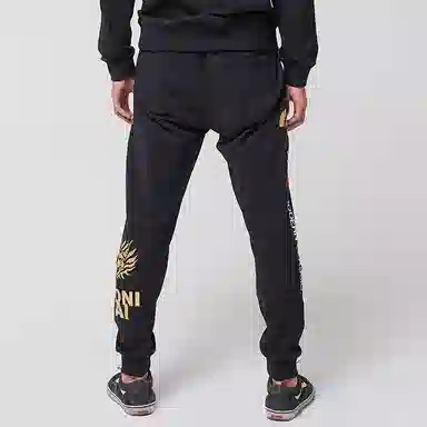 oniarai Classic Logo Knit Pants Black